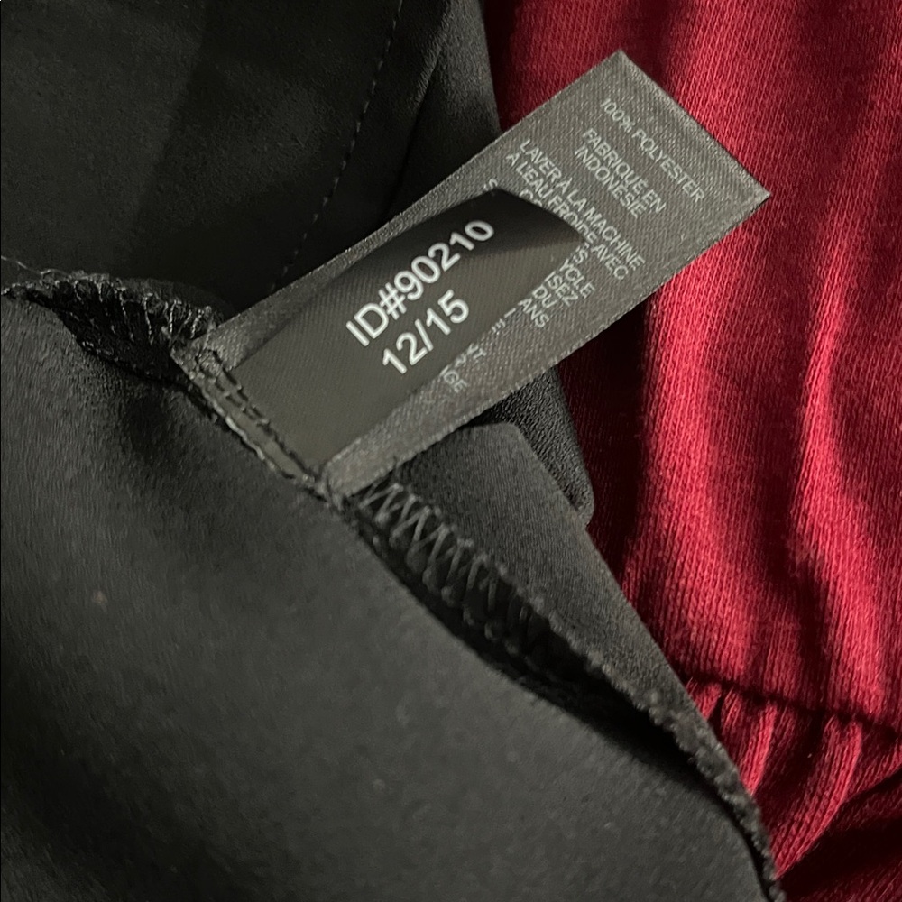 Express Black Cold Shoulder Button-Front Blouse W… - image 8